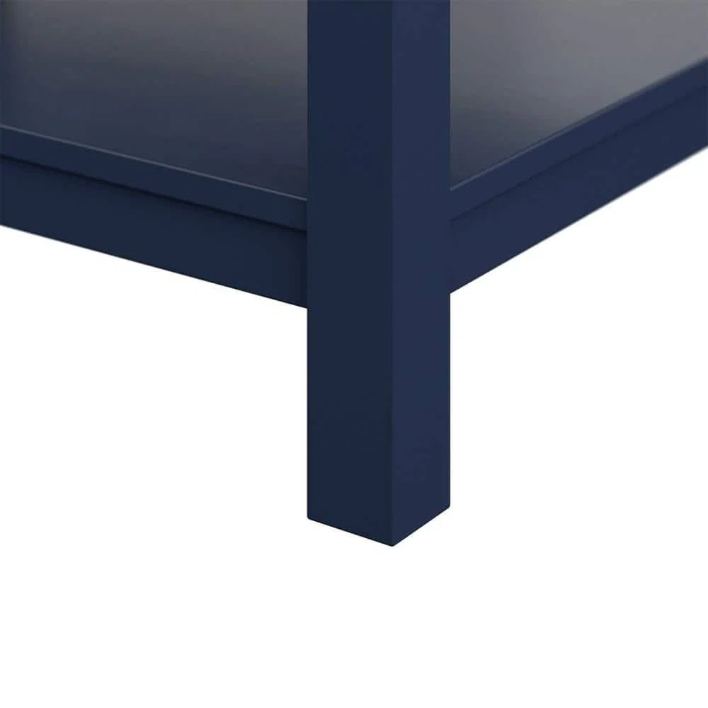 31" Single Sink Bathroom Vanity with Marble Top - Blue